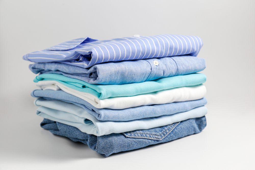 pile de vêtements repassé